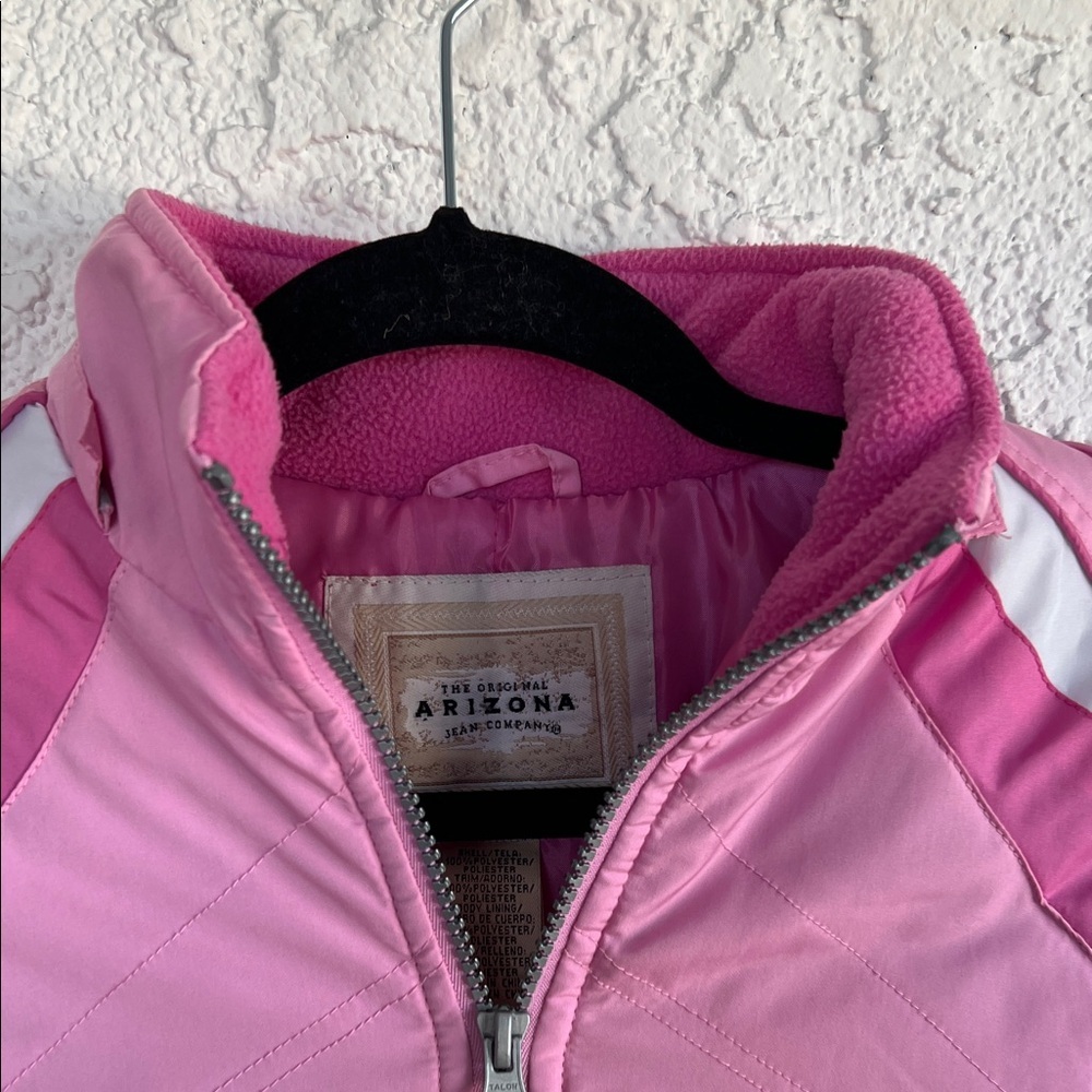 Pink and White Kids' Jacket - Picture 3 of 12